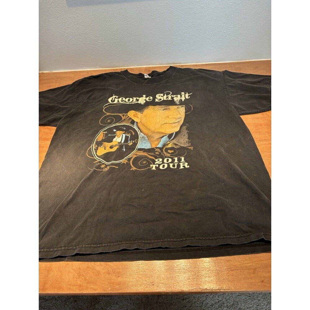 George Strait Reba McIntire with Lee Ann Womack 2011 Tour Tshirt Size XL
